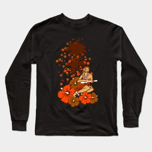 Hula Girl Long Sleeve T-Shirt